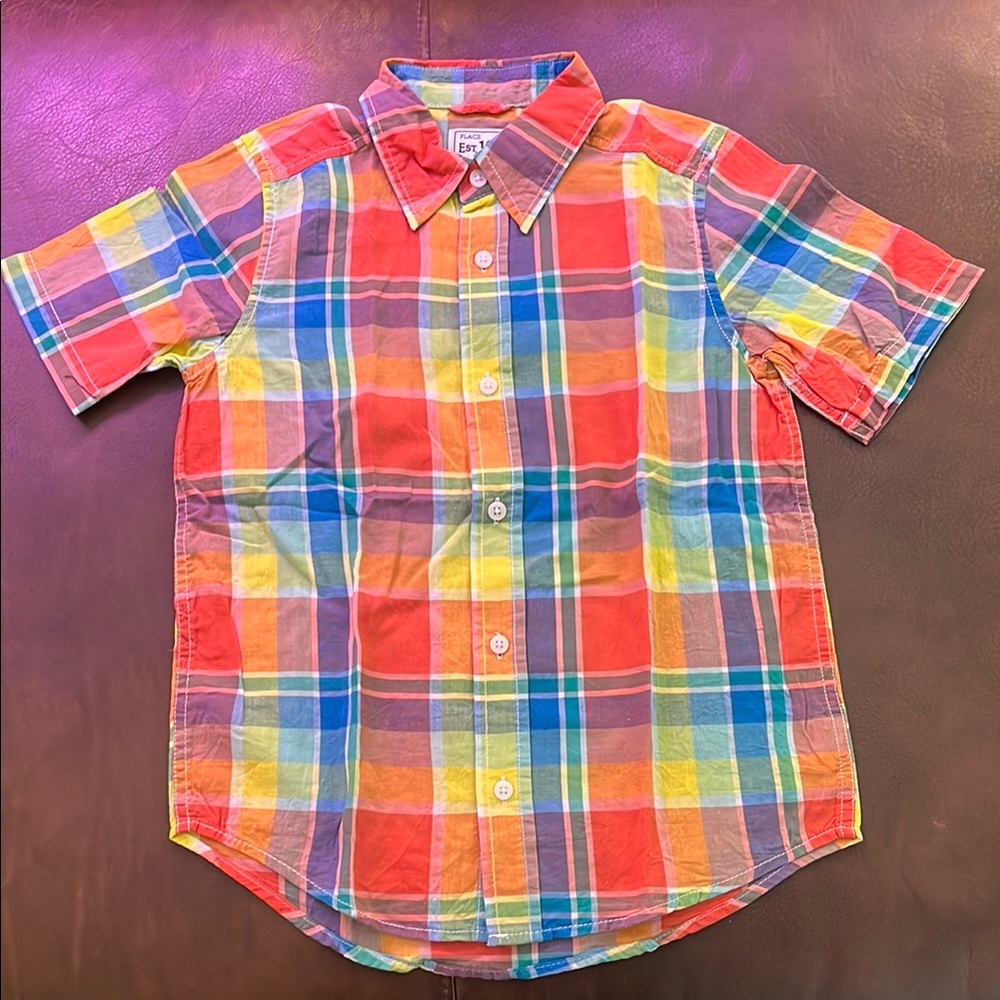 Colorful boys, short sleeve Shirt
